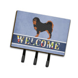 Caroline'S Treasures Tibetan Mastiff Welcome Wall Hook, Triple, Multicolor