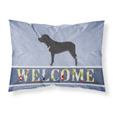 Caroline'S Treasures Broholmer Danish Mastiff Pillowcase, Standard, Welcome