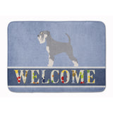 Caroline'S Treasures Schnauzer Welcome Floor Mat, 19 X 27, Multicolor