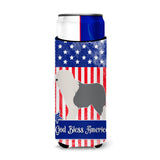 Caroline'S Treasures Old English Sheepdog Bobtail American Decorative Can Hugger, Slim, Multicolor
