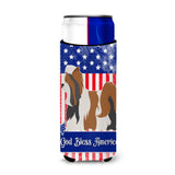Caroline'S Treasures Biewer Terrier American Decorative Can Hugger, Slim, Multicolor