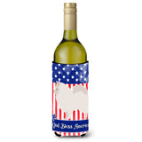 Caroline'S Treasures German Spitz American Decorative Bottle Hugger, 750 Ml, Multicolor
