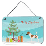 Caroline'S Treasures Smooth Fox Terrier Metal Print, 8Hx12W, Christmas Tree