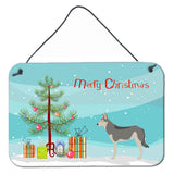 Caroline'S Treasures Saarloos Wolfdog Christmas Metal Print, 8 X 12, Multicolor