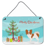Caroline'S Treasures Papillon Metal Print, 8Hx12W, Christmas Tree