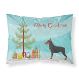 Caroline'S Treasures Miniature Pinscher Pillowcase, Standard, Christmas Tree