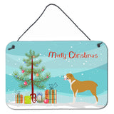 Caroline'S Treasures Belgium Mastiff Metal Print, 8Hx12W, Christmas Tree