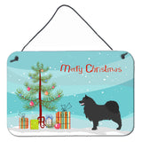 Caroline'S Treasures Swedish Lapphund Metal Print, 8Hx12W, Christmas Tree