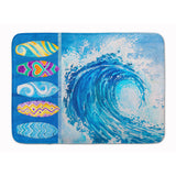 Caroline'S Treasures Surf Boards And Wave Floor Mat, 19 X 27, Multicolor
