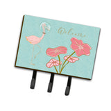 Caroline'S Treasures Flamingo Welcome Wall Hook, Triple
