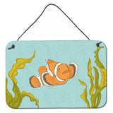 Caroline'S Treasures Clown Fish Metal Print, 8 X 12