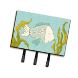 Caroline'S Treasures Blue Fish Wall Hook, Triple