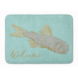Caroline'S Treasures Fish Welcome Floor Mat, 19 X 27, Multicolor