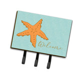Caroline'S Treasures Starfish Welcome Wall Hook, Triple, Multicolor