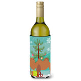 Caroline'S Treasures Bactrian Camel Christmas Decorative Bottle Hugger, 750Ml, Multicolor