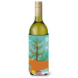 Caroline'S Treasures Highland Cow Christmas Decorative Bottle Hugger, 750Ml, Multicolor