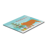 Caroline'S Treasures Highland Cow Christmas Mouse & Hot Pad Or Trivet, 7.75 X 9.25, Multicolor (Bb9187Mp)