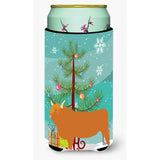 Caroline'S Treasures Highland Cow Christmas Decorative Can Hugger, Tall, Multicolor