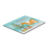 Caroline'S Treasures Guernsey Cow Christmas Mouse & Hot Pad Or Trivet, 7.75 X 9.25, Multicolor (Bb9188Mp)