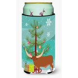 Caroline'S Treasures Ankole-Watusi Cow Christmas Decorative Can Hugger, Tall, Multicolor