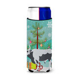 Caroline'S Treasures Hungarian Grey Steppe Cow Christmas Decorative Can Hugger, Slim, Multicolor