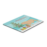 Caroline'S Treasures Charolais Cow Christmas Mouse & Hot Pad Or Trivet, 7.75 X 9.25, Multicolor (Bb9193Mp)