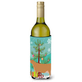 Caroline'S Treasures Jersey Cow Christmas Decorative Bottle Hugger, 750Ml, Multicolor