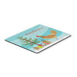 Caroline'S Treasures Frisian Friesian Chicken Christmas Mouse & Hot Pad Or Trivet, 7.75 X 9.25, Multicolor (Bb9199Mp),