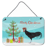 Caroline'S Treasures Minorca Ctalalan Chicken Christmas Metal Print, 8 X 12