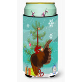 Caroline'S Treasures Malaysian Serama Chicken Christmas Decorative Can Hugger, Tall, Multicolor
