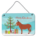Caroline'S Treasures Irish Donkey Christmas Metal Print, 8 X 12