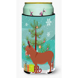 Caroline'S Treasures Irish Donkey Christmas Decorative Can Hugger, Tall, Multicolor
