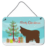 Caroline'S Treasures Poitou Poiteuin Donkey Christmas Metal Print, 8 X 12, Multicolor