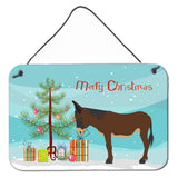 Caroline'S Treasures Zamorano-Leones Donkey Christmas Metal Print, 8 X 12