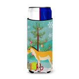 Caroline'S Treasures Turkmenian Kulan Donkey Christmas Decorative Can Hugger, Slim, Multicolor