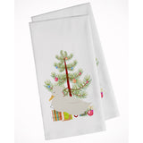 Crested Duck Christmas White Kitchen Towel Set Of 2
