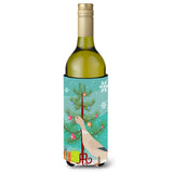 Caroline'S Treasures West Harlequin Duck Christmas Decorative Bottle Hugger, 750Ml, Multicolor