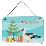 Caroline'S Treasures Muscovy Duck Christmas Metal Print, 8 X 12, Multicolor