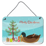 Caroline'S Treasures Khaki Campbell Duck Christmas Metal Print, 8 X 12