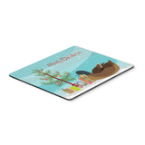 Caroline'S Treasures Khaki Campbell Duck Christmas Mouse & Hot Pad Or Trivet, 7.75 X 9.25, Multicolor (Bb9233Mp)