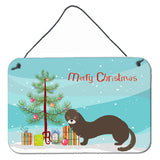Caroline'S Treasures Russian Or European Mink Christmas Metal Print, 8 X 12, Multicolor
