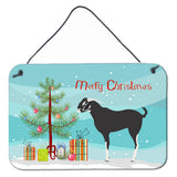 Caroline'S Treasures Black Bengal Goat Christmas Metal Print, 8 X 12
