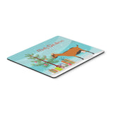 Caroline'S Treasures Oberhasli Goat Christmas Mouse & Hot Pad Or Trivet, 7.75 X 9.25, Multicolor (Bb9255Mp)