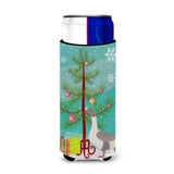Caroline'S Treasures Buff Grey Back Goose Christmas Decorative Can Hugger, Slim, Multicolor