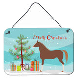 Caroline'S Treasures Hannoverian Horse Christmas Metal Print, 8 X 12, Multicolor