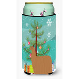 Caroline'S Treasures Alpaca Suri Christmas Decorative Can Hugger, Tall, Multicolor