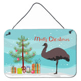 Caroline'S Treasures Emu Christmas Metal Print, 8 X 12