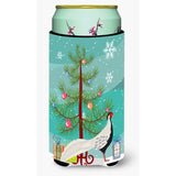 Caroline'S Treasures Silver Pheasant Christmas Decorative Can Hugger, Tall, Multicolor