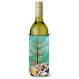Caroline'S Treasures Mini Miniature Pig Christmas Decorative Bottle Hugger, 750Ml, Multicolor