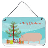 Caroline'S Treasures Welsh Pig Christmas Metal Print, 8 X 12, Multicolor
